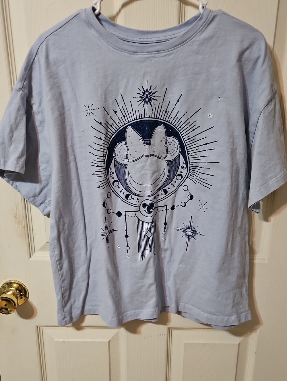 Disney Minnie Mouse Light Blue Graphic Tee